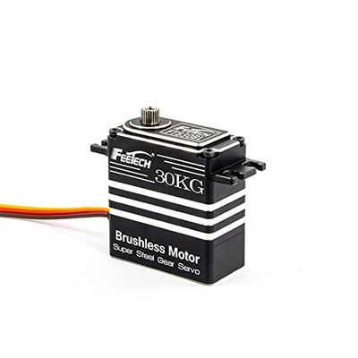 FT830BL 84.5g 30Kg.cm Torque 6V-7.4V Metal Gear Digital Servo 180 Degree Rotation for RC Airplane