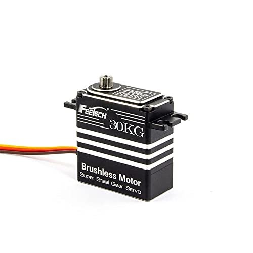 FT830BL 84.5g 30Kg.cm Torque 6V-7.4V Metal Gear Digital Servo 180 Degree Rotation for RC Airplane