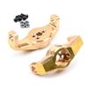 RC 1 Pair Heavy Duty Brass Front Hub Carrier Steering Knuckle for Traxxas TRX4 1/10 1:10 RC Crawler Counterweights view 1