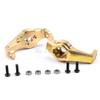RC 1 Pair Heavy Duty Brass Front Hub Carrier Steering Knuckle for Traxxas TRX4 1/10 1:10 RC Crawler Counterweights view 2