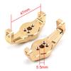 RC 1 Pair Heavy Duty Brass Front Hub Carrier Steering Knuckle for Traxxas TRX4 1/10 1:10 RC Crawler Counterweights view 3