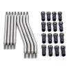 RC Steering Linkage Set RC Steering Link Rod End Stainless Steel Fit for Axial Capra AXI03004 Remote Control Car Parts view 1