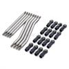 RC Steering Linkage Set RC Steering Link Rod End Stainless Steel Fit for Axial Capra AXI03004 Remote Control Car Parts view 3