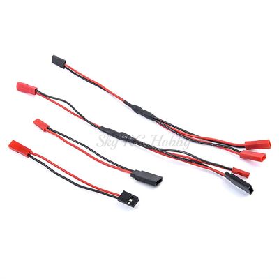 Servo Wire Y Splitter Harness Parallel Adapter JST Male/Female to JR Male/Female for RC Car Drone