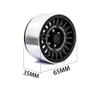 2.2 inch Alloy 1:10 RC Car Wheels Hub Tracked Vehicle Trx4 Mustang D90 D110 Axial Scx10 90046 Jimny Cfx Vs4-4PCS view 2