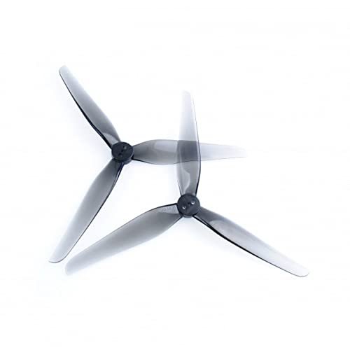 2Pairs HQPROP T5.1X2.5X3 Grey 5125 3-Blade PC Propeller for RC FPV Racing Freestyle 5inch 5.1inch Drones Replacement Parts