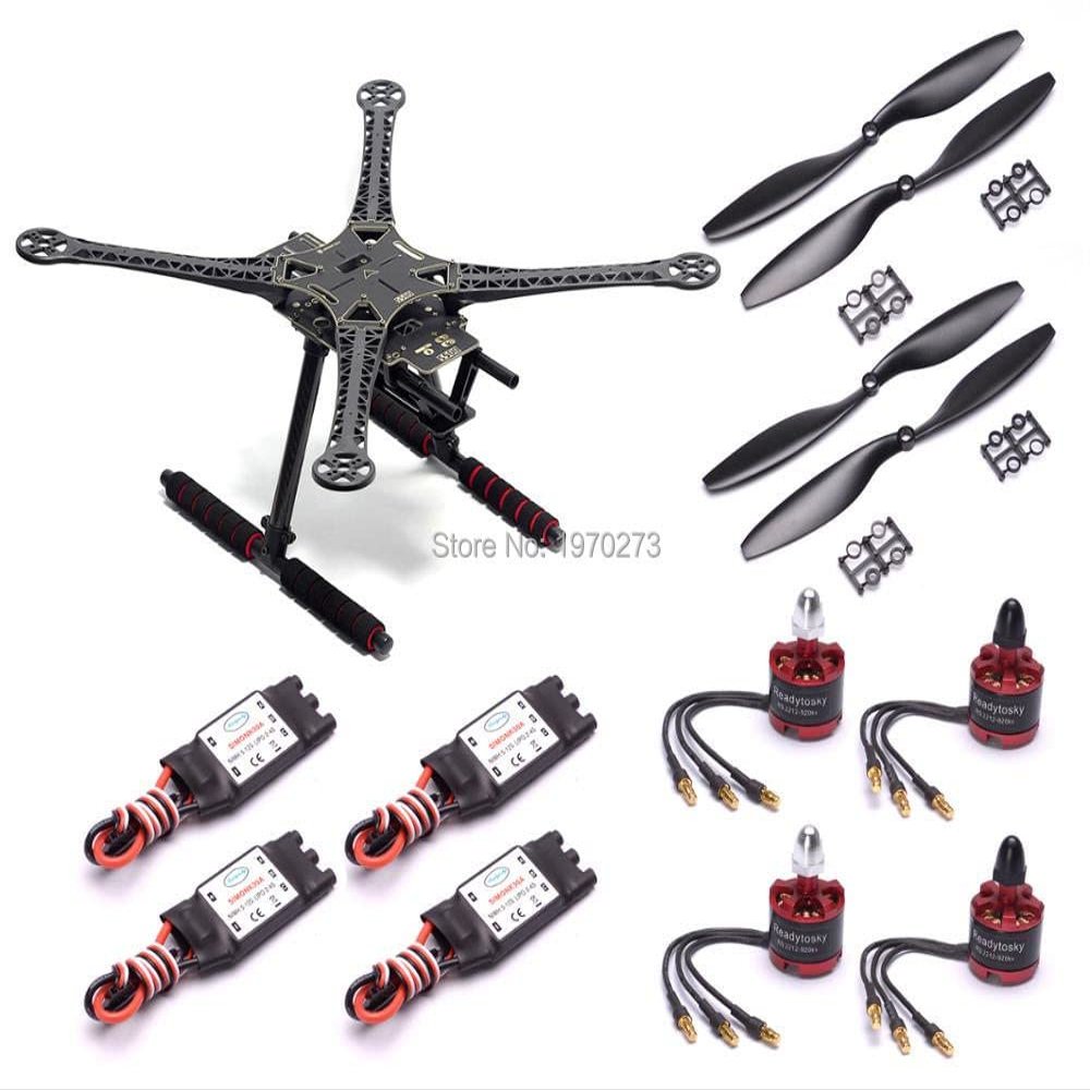 Midzooparts S500 500mm Carbon Fiber Quadcopter Kit with 2212 920KV Brushless Motors, 30A Simonk ESC, 1045 Propellers - Adult Hobbyist Drone Frame