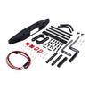 Adjustable Metal Front Bumper for 1/10 1:10 RC Crawler Traxxas TRX4 Defender Axial SCX10 SCX10 II 90046 90047 view 3