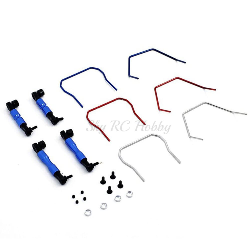 Anti-roll Bar Kit Front Rear Sway Bars for RC Car Traxxas Rustle Rally Slash Stampede Telluride 4x4 RC Parts