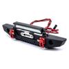 Metal Front Bumper with LED Light Bar for Traxxas TRX-4 TRX4 Axial Scx10 Scx10 II 90046 90047 1/10 1:10 RC Crawler Car view 1