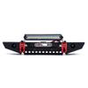 Metal Front Bumper with LED Light Bar for Traxxas TRX-4 TRX4 Axial Scx10 Scx10 II 90046 90047 1/10 1:10 RC Crawler Car view 3