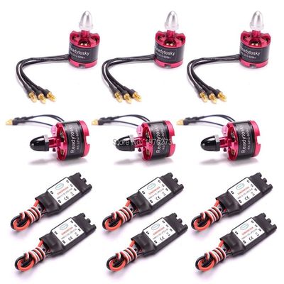 6PCS 2212 920kv Brushless Motor + 6PCS 30A Simonk ESC for F450 S500 F550 Muticopter