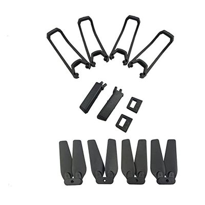 4PCS Propeller + 4PCS Landing Gear + 4PCS Propeller Guard Combo for E58 E58 S168 JY019 FPV Quadcopter Replacement DIY Parts