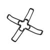 4PCS Propeller + 4PCS Landing Gear + 4PCS Propeller Guard Combo for E58 E58 S168 JY019 FPV Quadcopter Replacement DIY Parts view 3