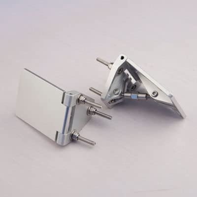 1Pair RC Simulation Ship Model Aluminum Trim Tab Flaps 52x63mm CNC Water Pressure Plate DIY Accessories for Nitro Speed Boat