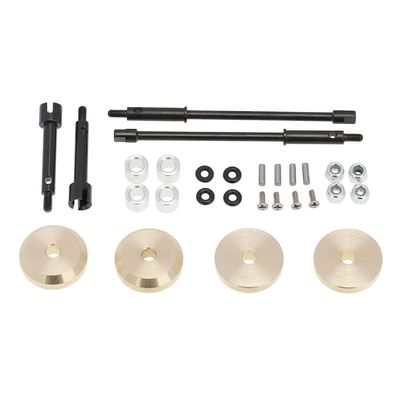 4mm Widen Heavy Duty Wheel Hub Combiner CVD Joint Drive Shaft for 1:24 1/24 Axial SCX24 90081 RC Crawler Car Upgrade Parts