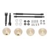 4mm Widen Heavy Duty Wheel Hub Combiner CVD Joint Drive Shaft for 1:24 1/24 Axial SCX24 90081 RC Crawler Car Upgrade Parts view 1