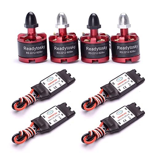 4PCS 30A Simonk ESC + 4PCS 2212 920KV Brushless Motor for F450 F550 S550 X525 Quadcopter Multicopter