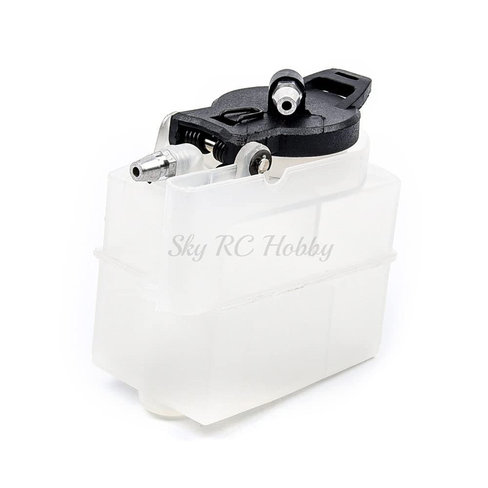 RC 02004 94122 94188 Fuel Tank for HSP 1:10 Nitro On-Road Car Buggy Truck JUN-24 - White+Black