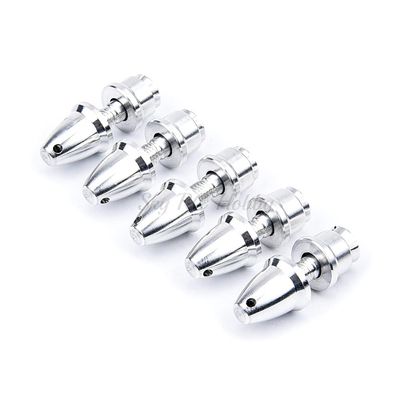 3.17mm RC Aluminum Bullet Propeller Adapter Holder for Brushless Motor Prop - 5pcs/Set