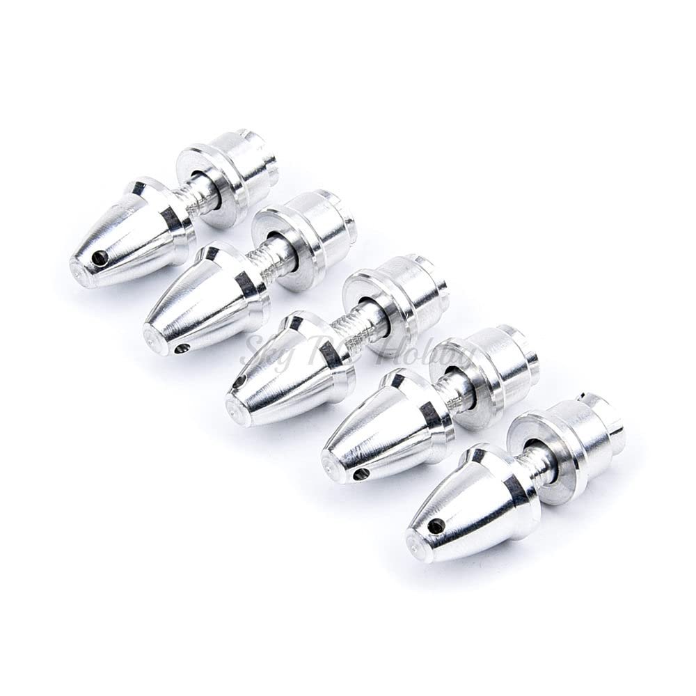 3.17mm RC Aluminum Bullet Propeller Adapter Holder for Brushless Motor Prop - 5pcs/Set