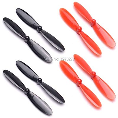 4pairs 55mm Blade Propeller Prop 1mm Mounting Hole for 7mm 8520 Coreless Motor DIY Micro Quadcopter