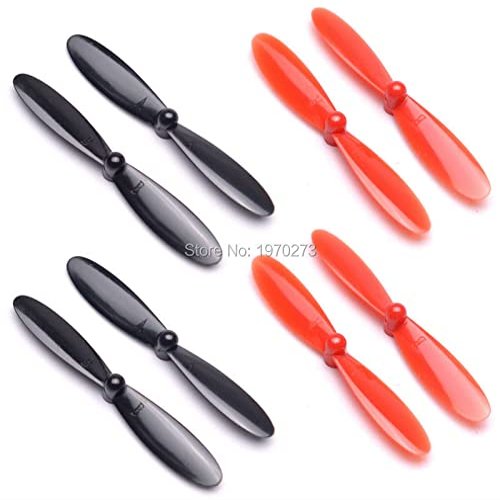 4pairs 55mm Blade Propeller Prop 1mm Mounting Hole for 7mm 8520 Coreless Motor DIY Micro Quadcopter
