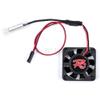 CNC Aluminum Alloy Material Cooling Fan with Thermal Sensor for 1/8 1/10 RC Buggy Car Motor Clamp Heatsink 4268 4274 Motors view 1