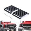 2Pcs Metal Front Lamp Guards Cover Guard Grille for 1/10 RC Crawler Car Traxxas TRX-4 view 1