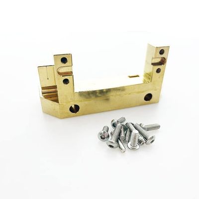 Metal Copper Brass Front Servo Load-Bearing Servos Fixed Base Mount for RC 1:10 1/10 TRAXXAS TRX4 Defender 82056-4 82066-4