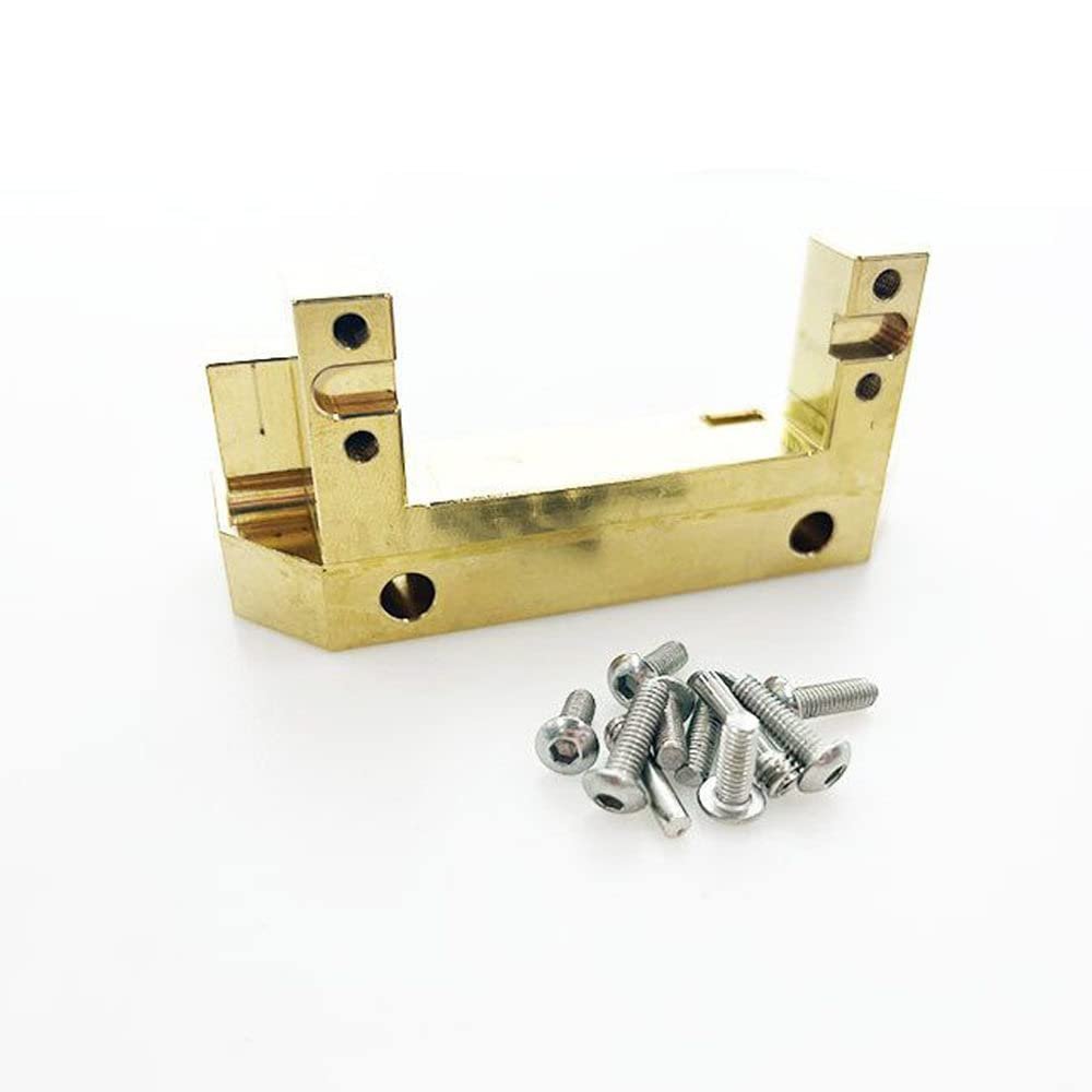 Metal Copper Brass Front Servo Load-Bearing Servos Fixed Base Mount for RC 1:10 1/10 TRAXXAS TRX4 Defender 82056-4 82066-4