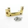 Metal Copper Brass Front Servo Load-Bearing Servos Fixed Base Mount for RC 1:10 1/10 TRAXXAS TRX4 Defender 82056-4 82066-4 view 1