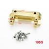 Metal Copper Brass Front Servo Load-Bearing Servos Fixed Base Mount for RC 1:10 1/10 TRAXXAS TRX4 Defender 82056-4 82066-4 view 2