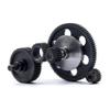 Full Set Hardened Steel Transmission Gears with Motor Gear Gearbox Upgrade Parts for 1/10 RC Crawler Car Axial SCX10 view 2