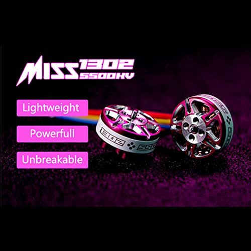 4PCS FPVRACER Miss 1302 5500KV 2-4S Brushless Motor for FPV Racing Freestyle 2inch Cinewhoop Ducted Drones CINE X2 Replacements