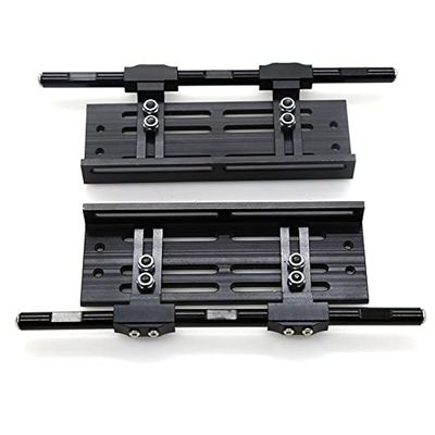Adjustable Metal Foot Pedal Side Protection for 1/10 RC Crawler Car Traxxas TRX4 Defender SCX10 III AX103007 90046 D90 D110