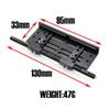 Adjustable Metal Foot Pedal Side Protection for 1/10 RC Crawler Car Traxxas TRX4 Defender SCX10 III AX103007 90046 D90 D110 view 3