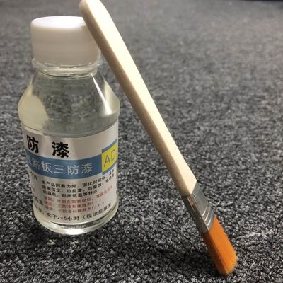 100ML Three Anti-Paint Waterproof Moisture-Proof Dust-Proof Paint with Brush for RC Drone Vehicle Circuit Board Electronics