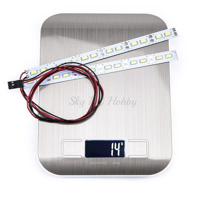 24 LEDs Chassis Light Aluminum LED Strip 6V for 1/10 1/8 RC Car Crawler Buggy