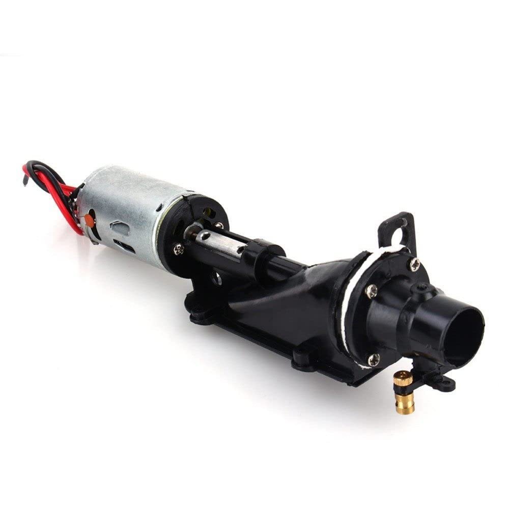 Midzooparts Turbo Jet Part with 390 Rc Motor for Nqd 757-6024 RC Jet Boat Spare Parts Electric Fuel