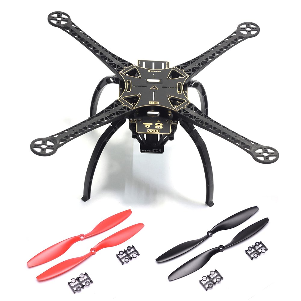 S500 SK500 Upgrade F450 PCB Version Four Axis Qudcopter Frame with Plastic Landing Gear 1045 Propeller for FPV RC Qud Frame