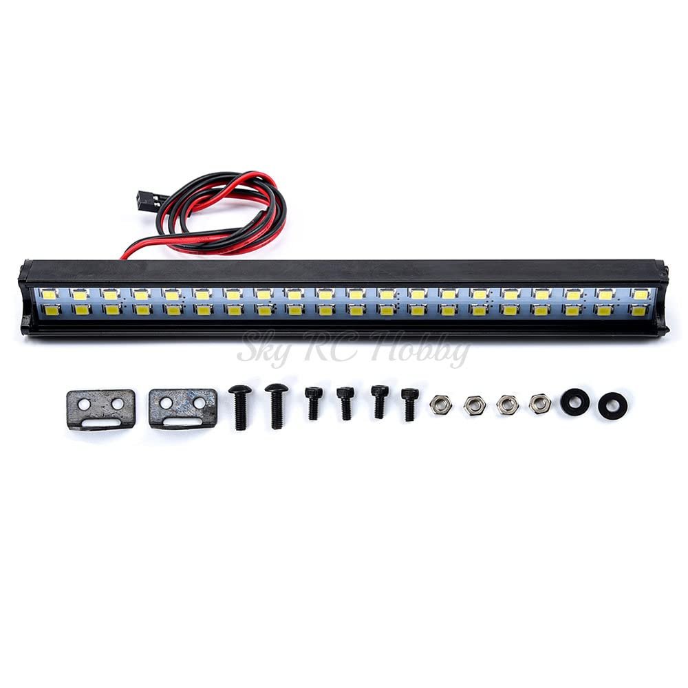 RC Car Parts 150MM Super Bright 40 LED Light Bar for 1/10 Wrangler RC Crawler Car Axial SCX10 90046 D90 Traxxas TRX4 TRX-4