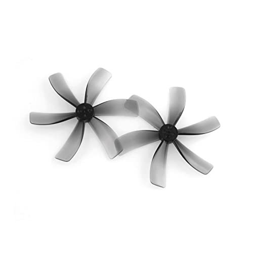 2Pairs HQPROP T63MMX6 63mm 6-Blade PC Propeller Light Grey for RC FPV Racing Freestyle 2.5inch Cinewhoop Ducted Drones DIY Parts
