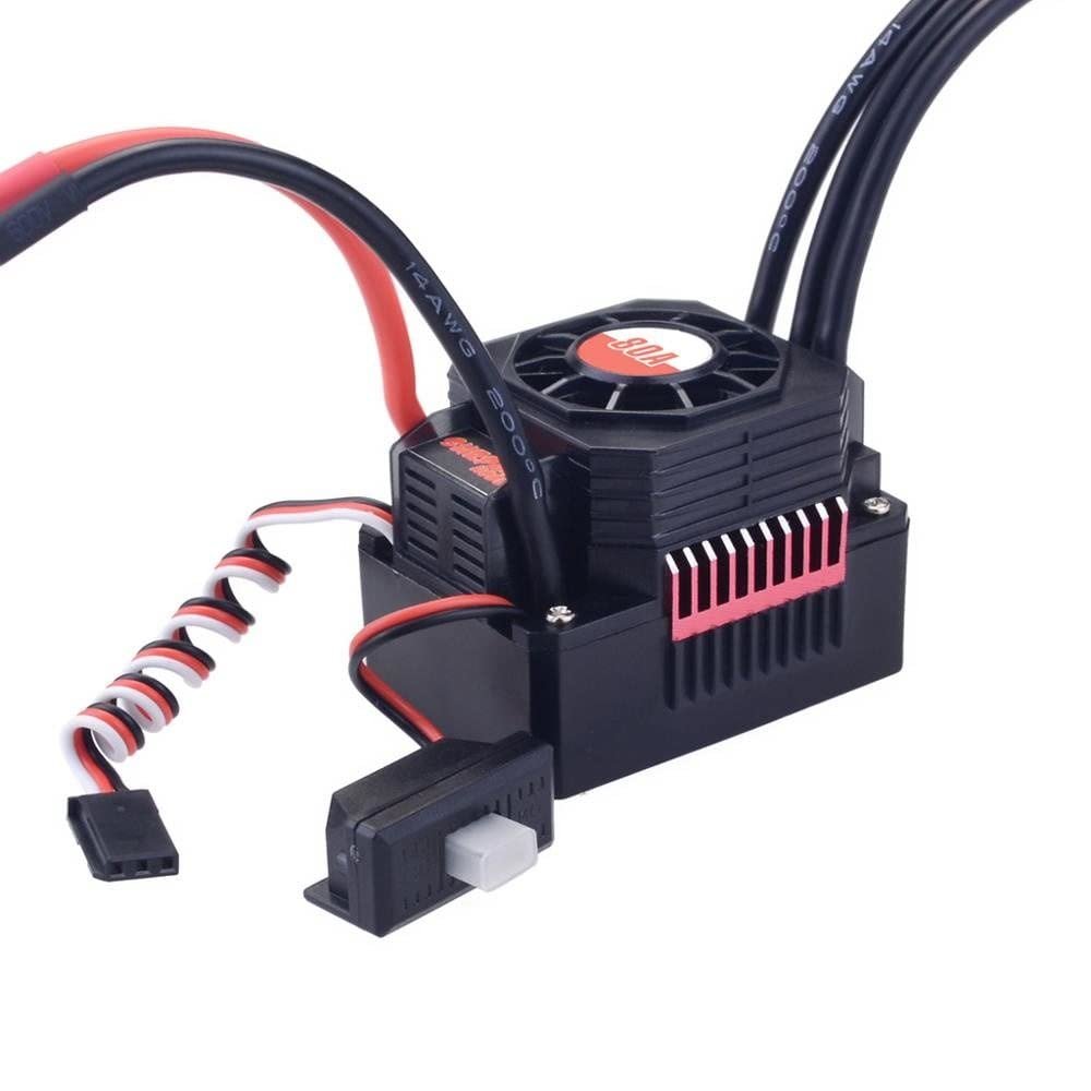 Hobby ESC Waterproof 80A Brushless Electric Speed Controller for 1/10 1/8 RC Car 3660 3670 Brushless Motor Truck