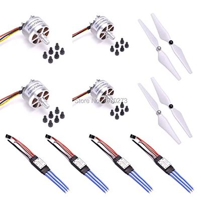 4 x 2312 920KV Brushless Motor + 30A Simonk esc + 9450 Self Locking Enhanced Propeller for F450 S500 Quadcopter