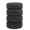 4PCS RC 120MM 1.9" Rubber Rocks Tires for 1:10 RC Rock Crawler Axial SCX10 D90 TRX-4 CC01 SCX10 III view 2