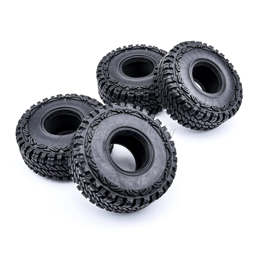 1.9" Terrain Rubber Wheel Tires 114mm for 1:10 Scale RC Crawler Axial SCX10 90046 Tamiya CC01 D90-4Pcs/Lot
