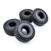 1.9" Terrain Rubber Wheel Tires 114mm for 1:10 Scale RC Crawler Axial SCX10 90046 Tamiya CC01 D90-4Pcs/Lot view 1