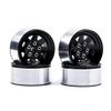 4PCS Metal Alloy Wheel Rims 1.9inch Beadlock for 1:10 RC Crawler Axial SCX10 Traxxas TRX4 Redcat GEN8 AXI03007 D90 view 1