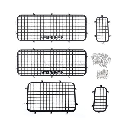 5PCS TRX4 Metal Window Mesh Protective Net for 1/10 RC Crawler Car Traxxas TRX-4 Defender Accessories